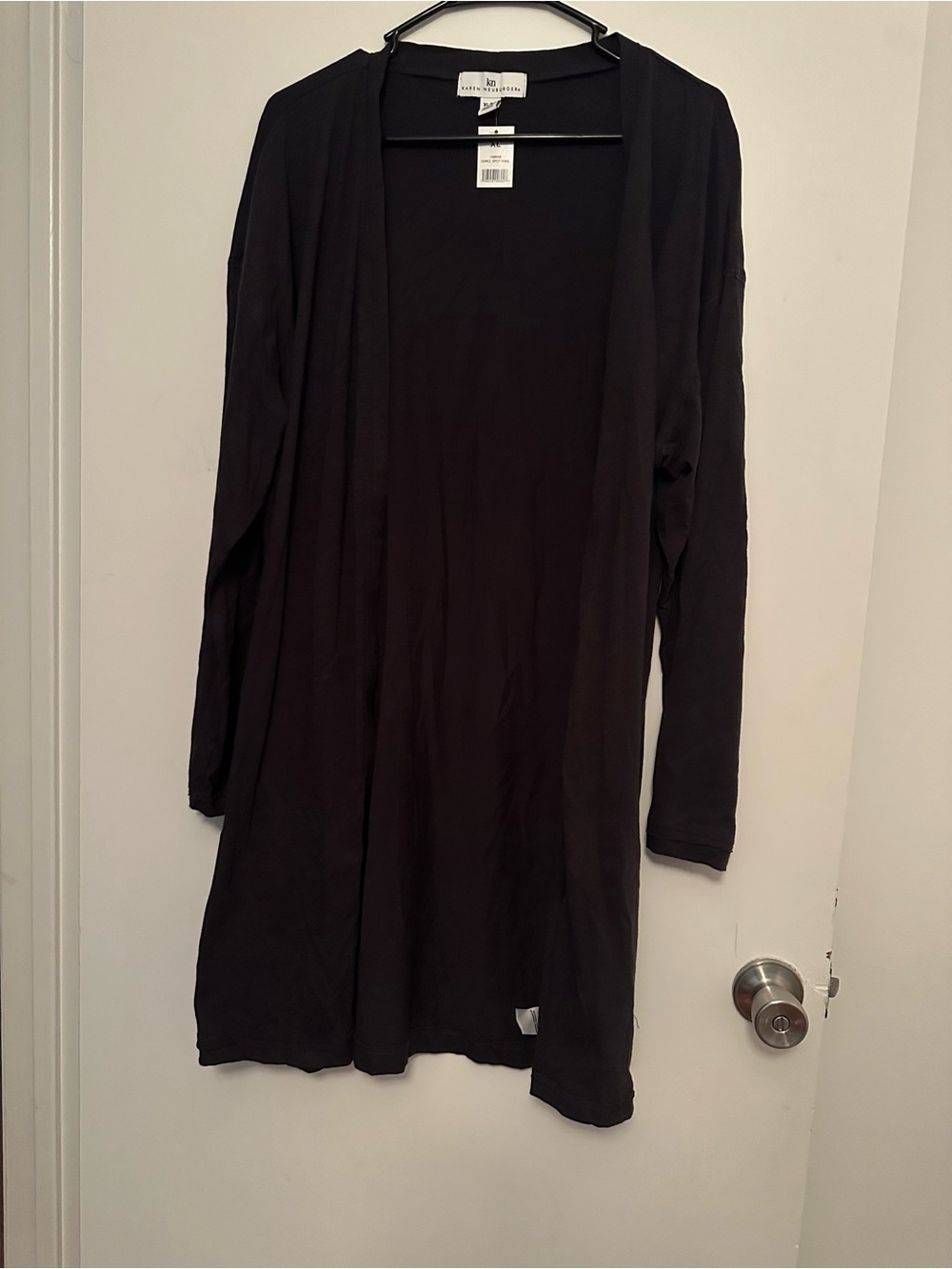 Karen Neuburger Open-Front Long Cardigan